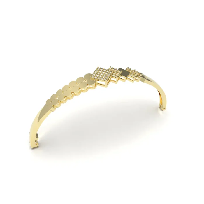 Chevron Squares Cuff