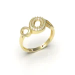 Crowned Circle Ring