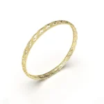Filigree- Latice Golden Bangle