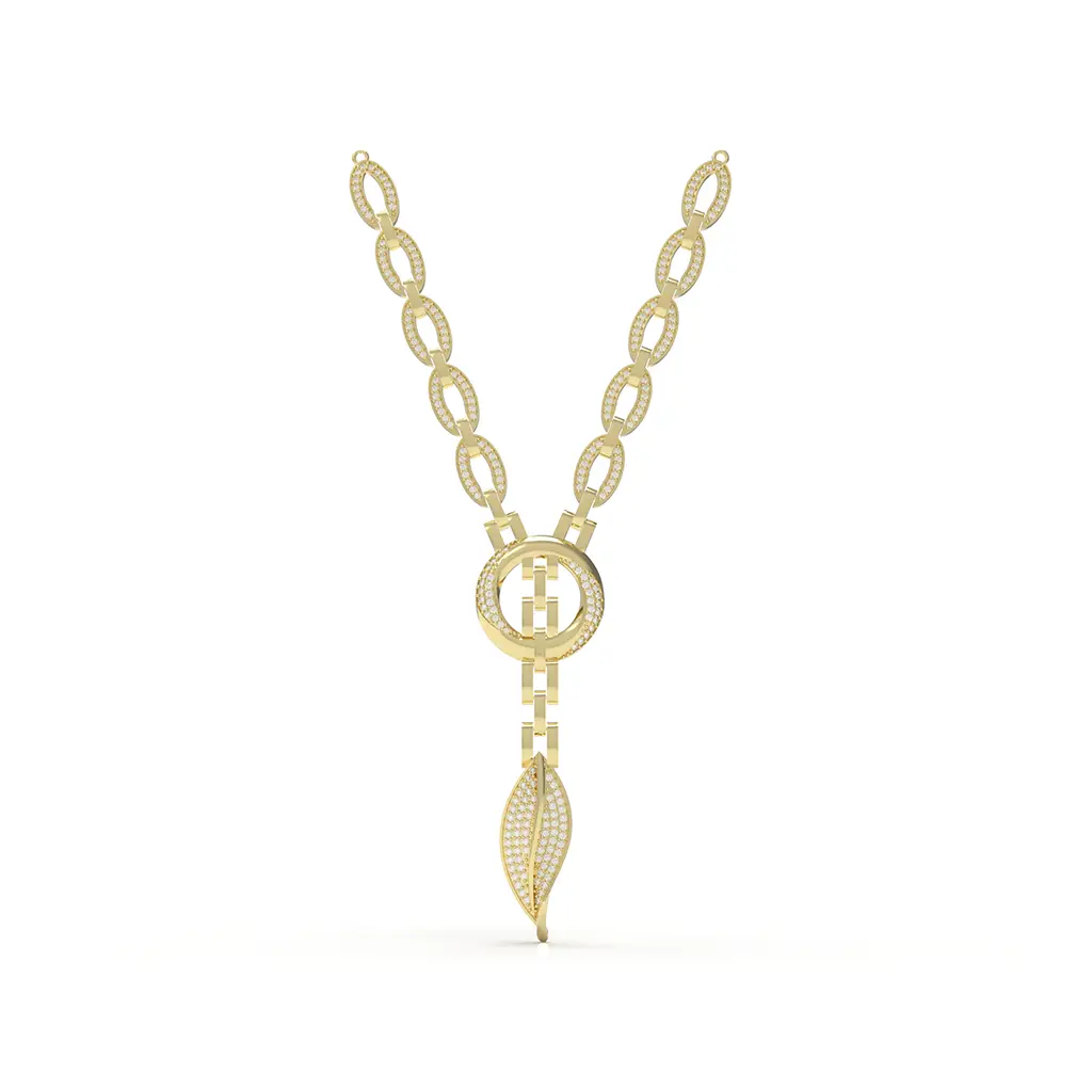 Haloleaf Drop Necklace Haloleaf Drop Necklace - Image 1