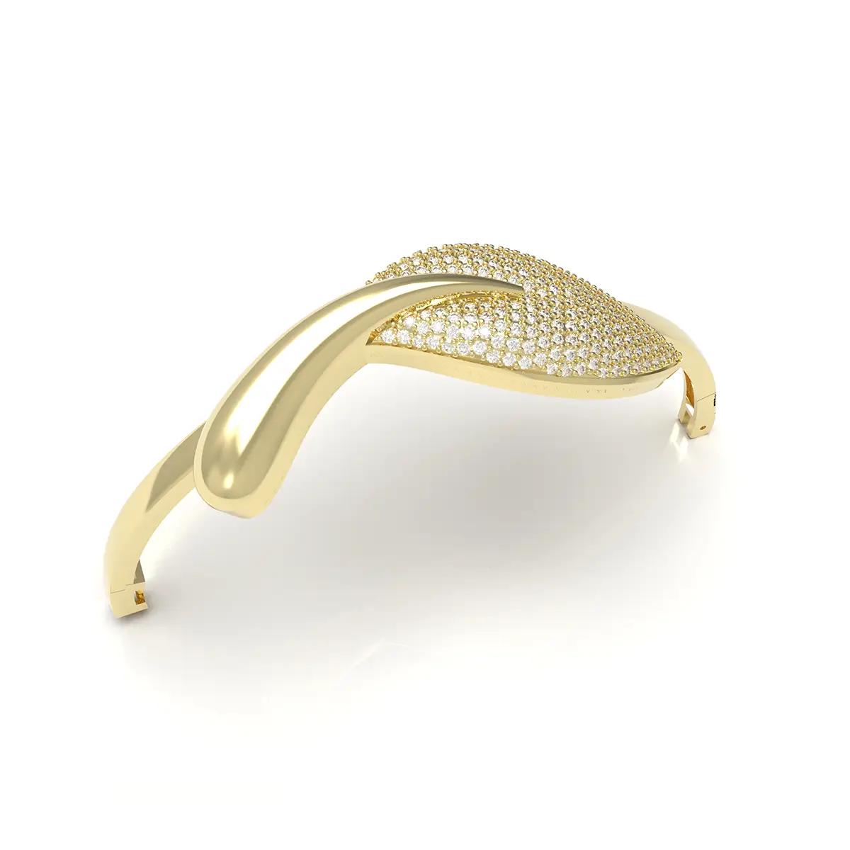 Leaf cabinet Bangle Leaf Cabinet Cuff - Image 1