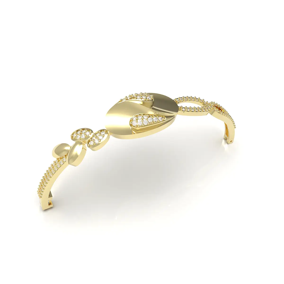 Leafy Casecade Bangle Leafy Cascade Cuff - Image 1