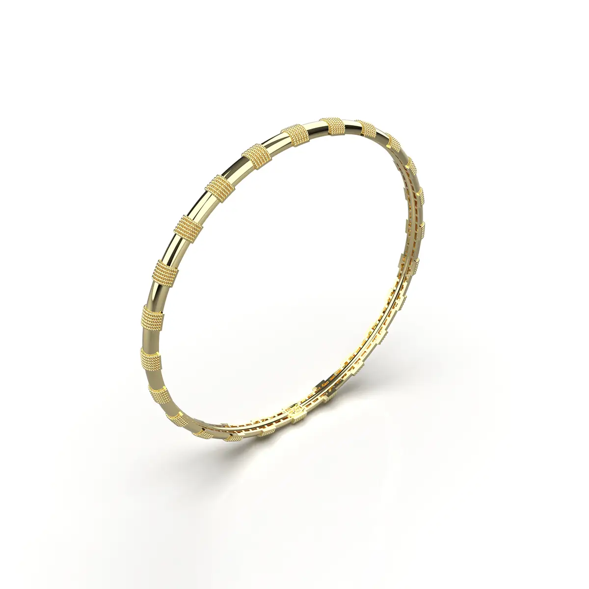 Luxe Gold Grid Bangle Luxe Gold Grid Bangle - Image 1