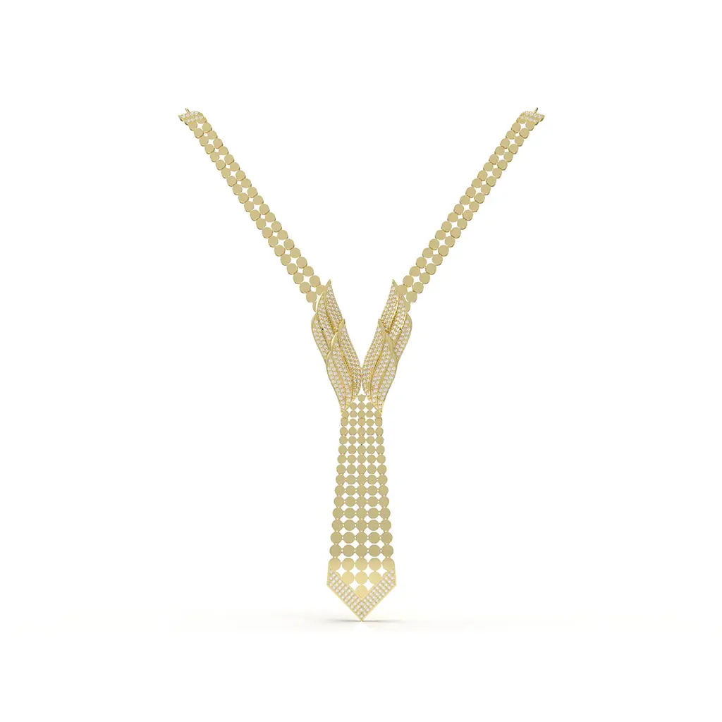 Pave-Y Cascade Necklace Pave-Y Cascade Necklace - Image 1