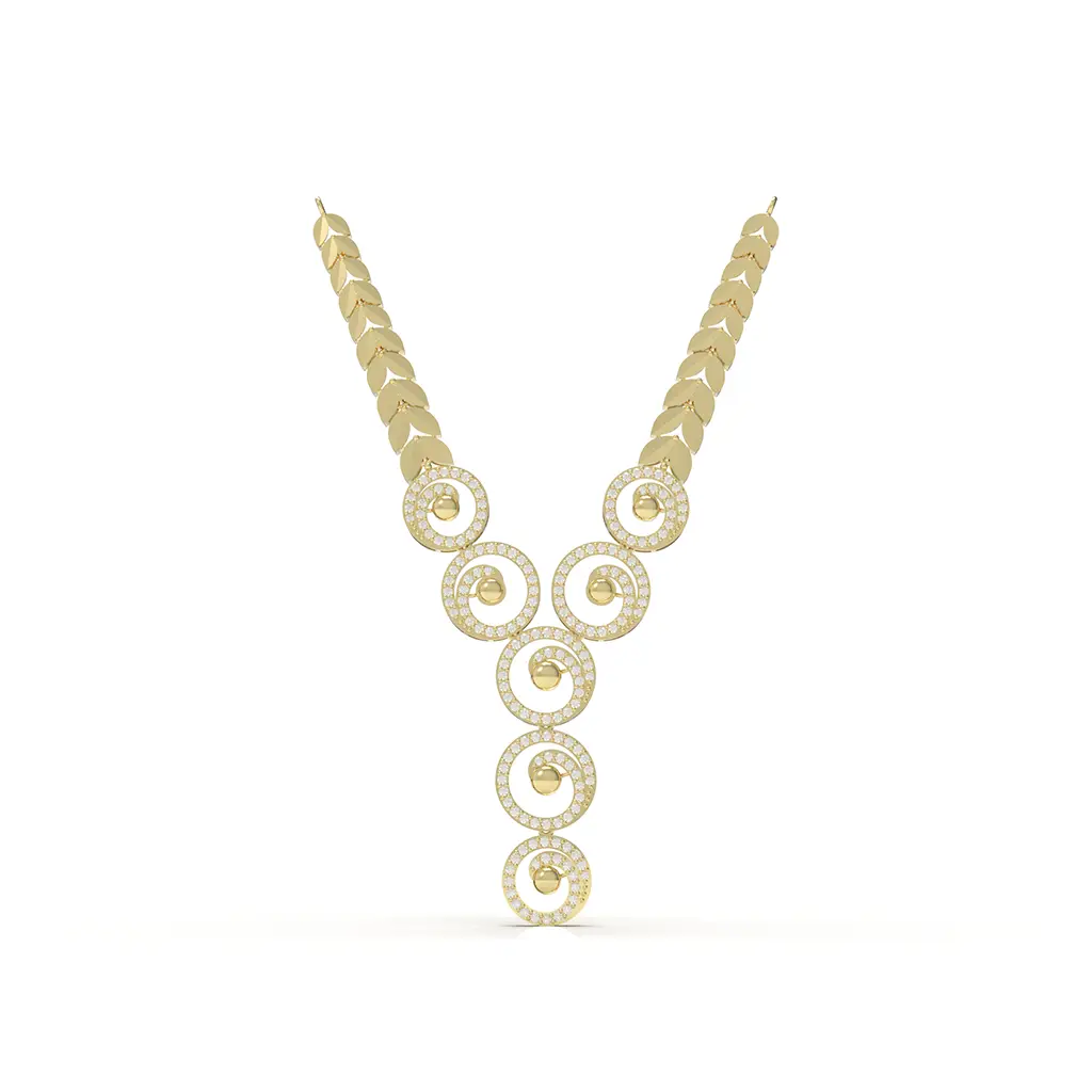 Spiral Halo Necklace Spiral Halo Necklace - Image 1