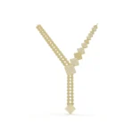 Squarestack Y Necklace