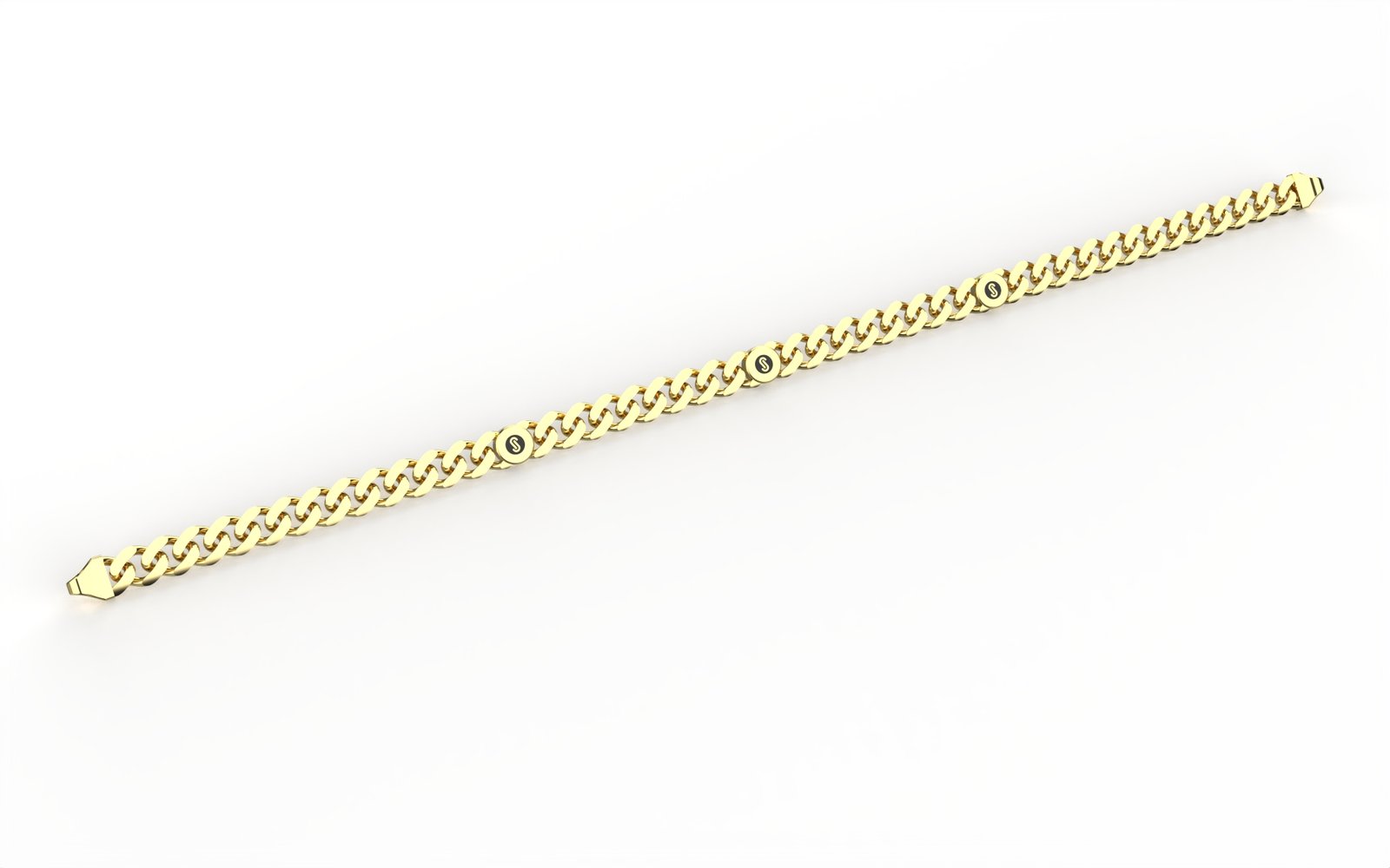 Divine Engraved Mesh Bracelet