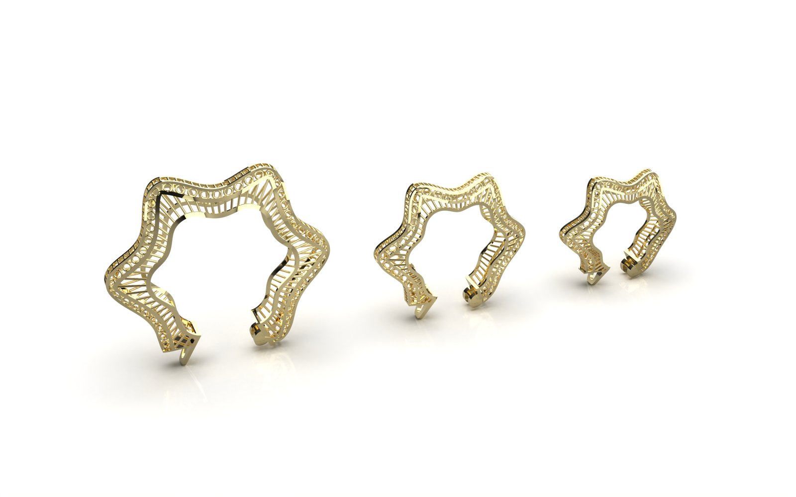 Imperial Filigree Stud Earrings