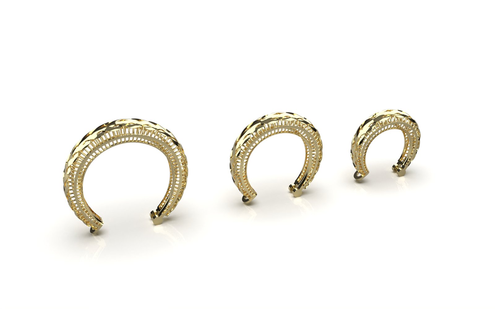 Dazzling Gilded Drop Earrings
