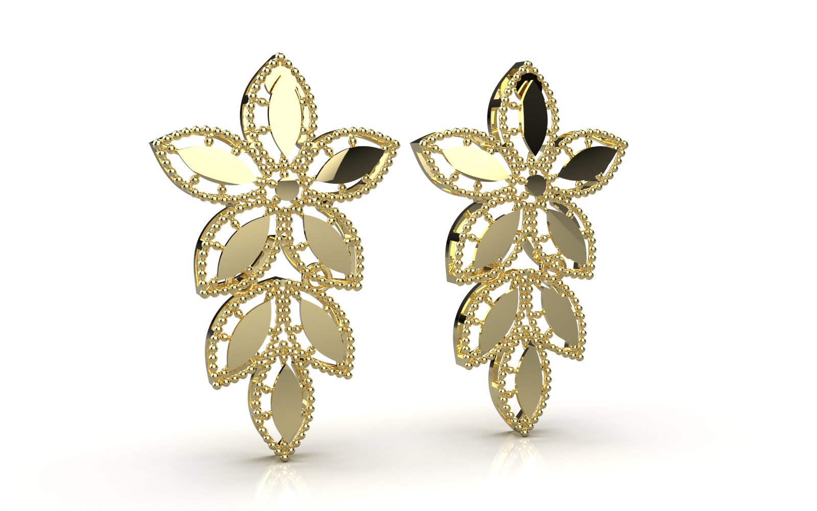 Radiant Engraved Hoop Earrings