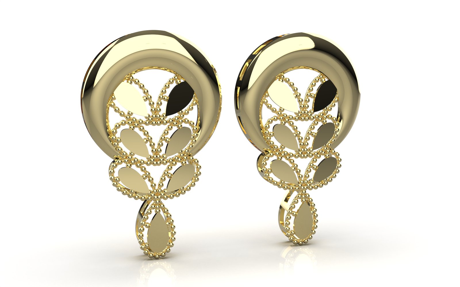 Royal Polished Stud Earrings