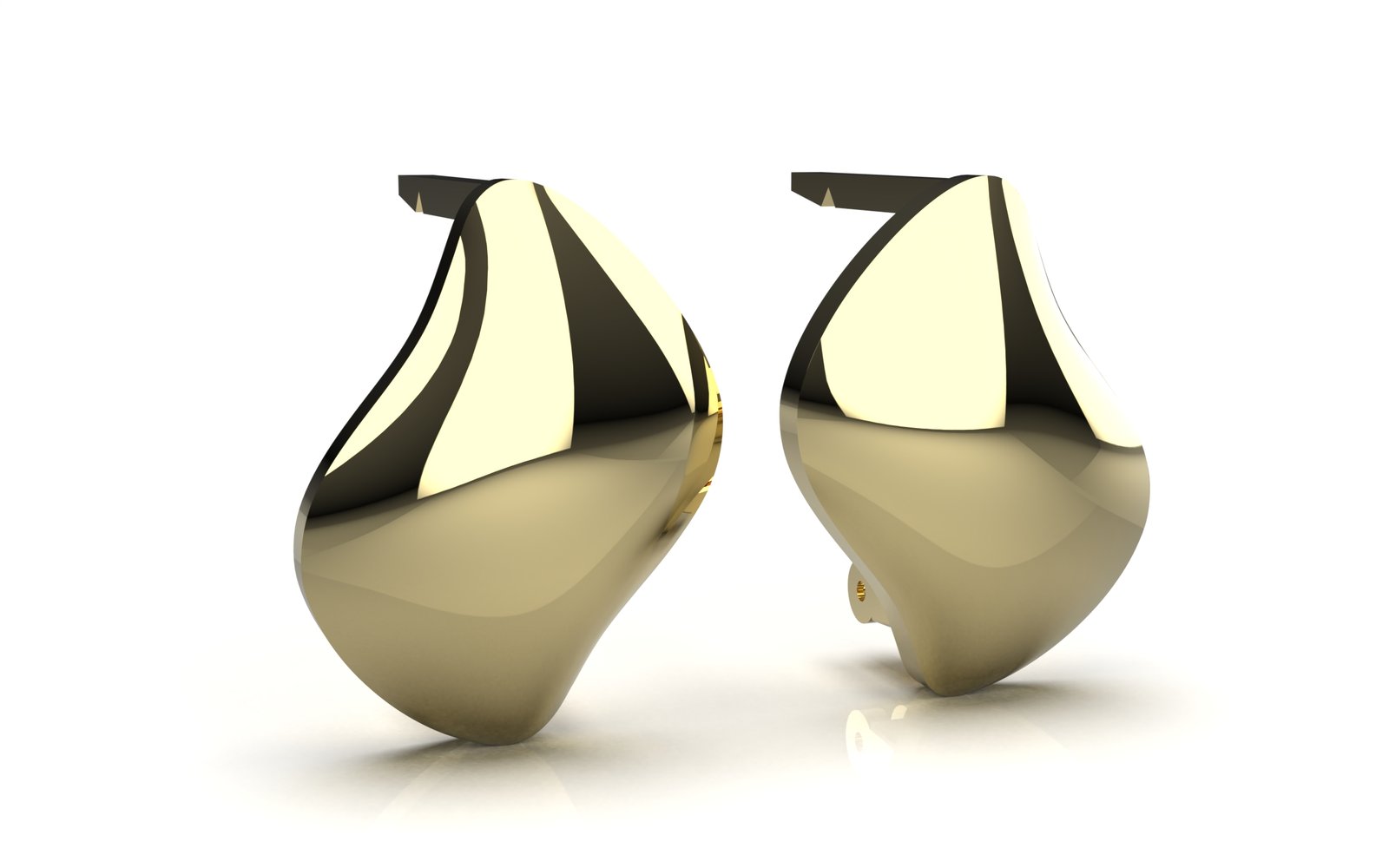 Infinite Textured Drop Earrings