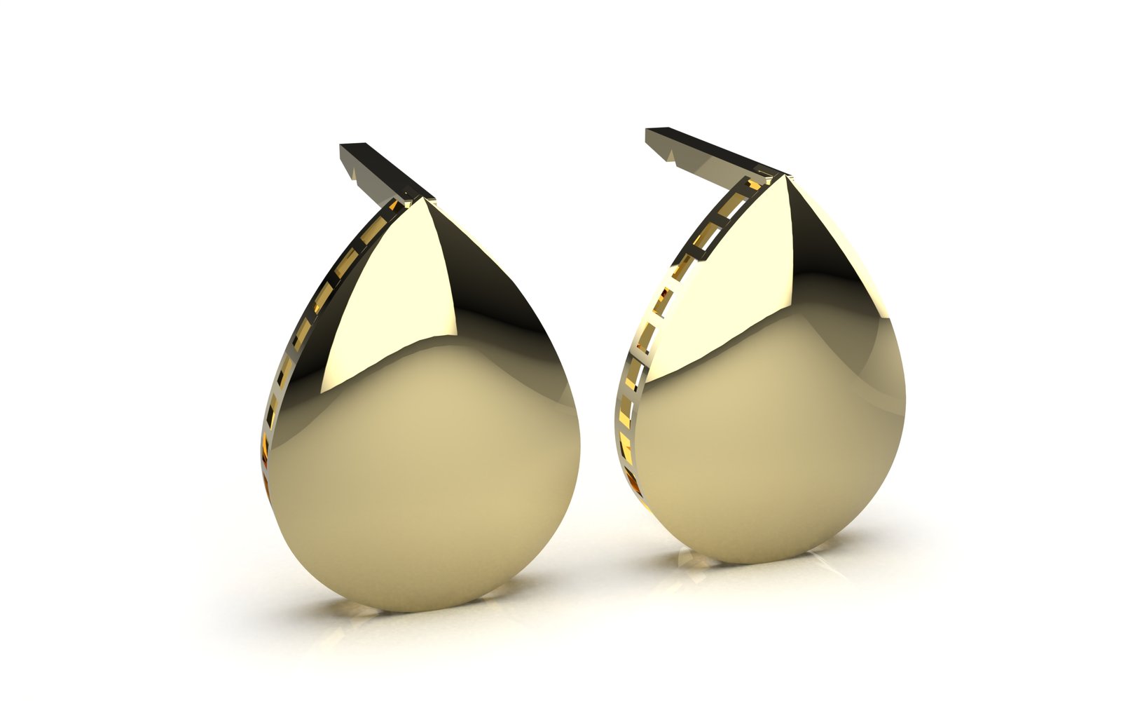 Royal Gilded Hoop Earrings