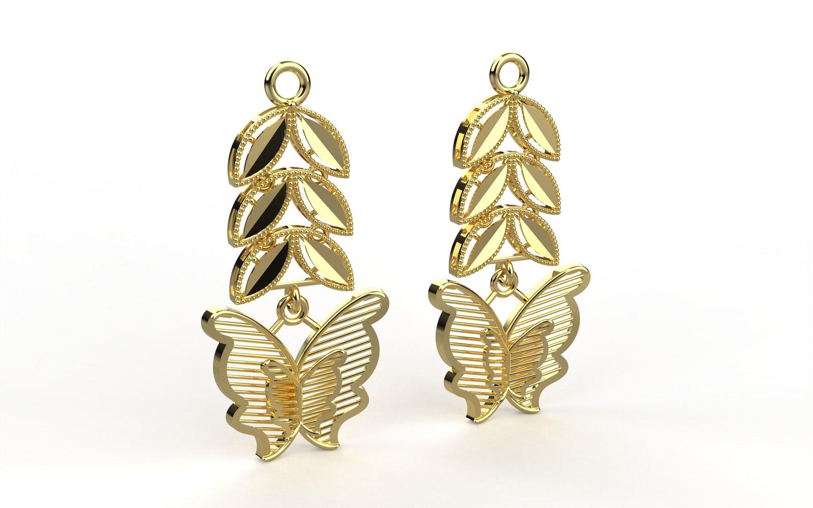 Radiant Filigree Stud Earrings