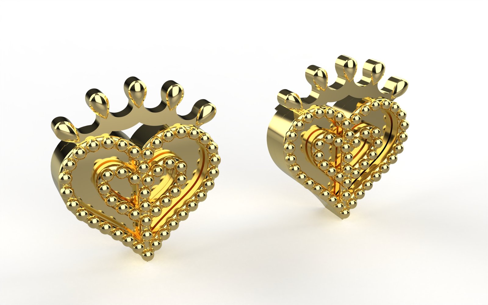 Infinite Gold Drop Earrings