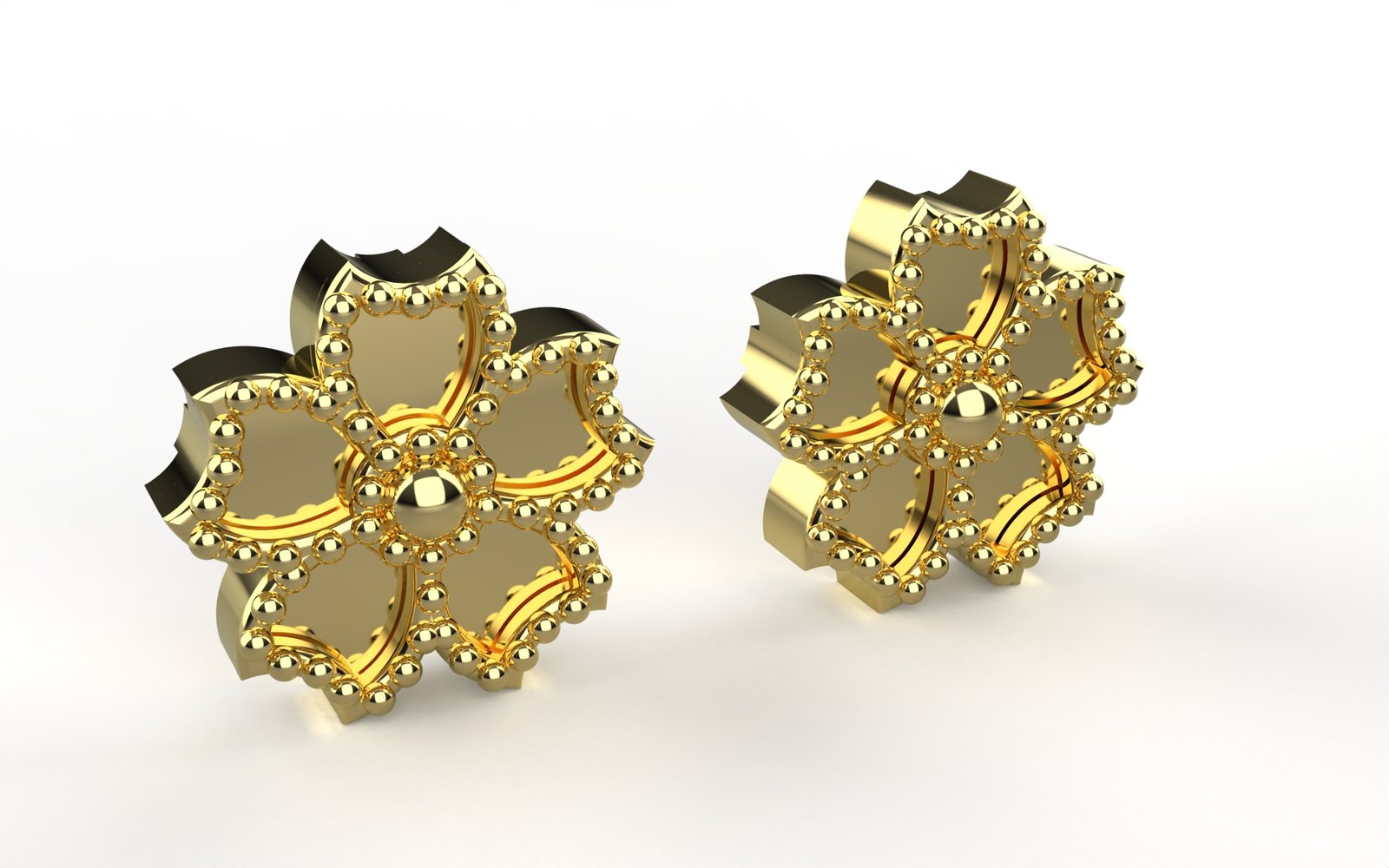 Graceful Beaded Earrings