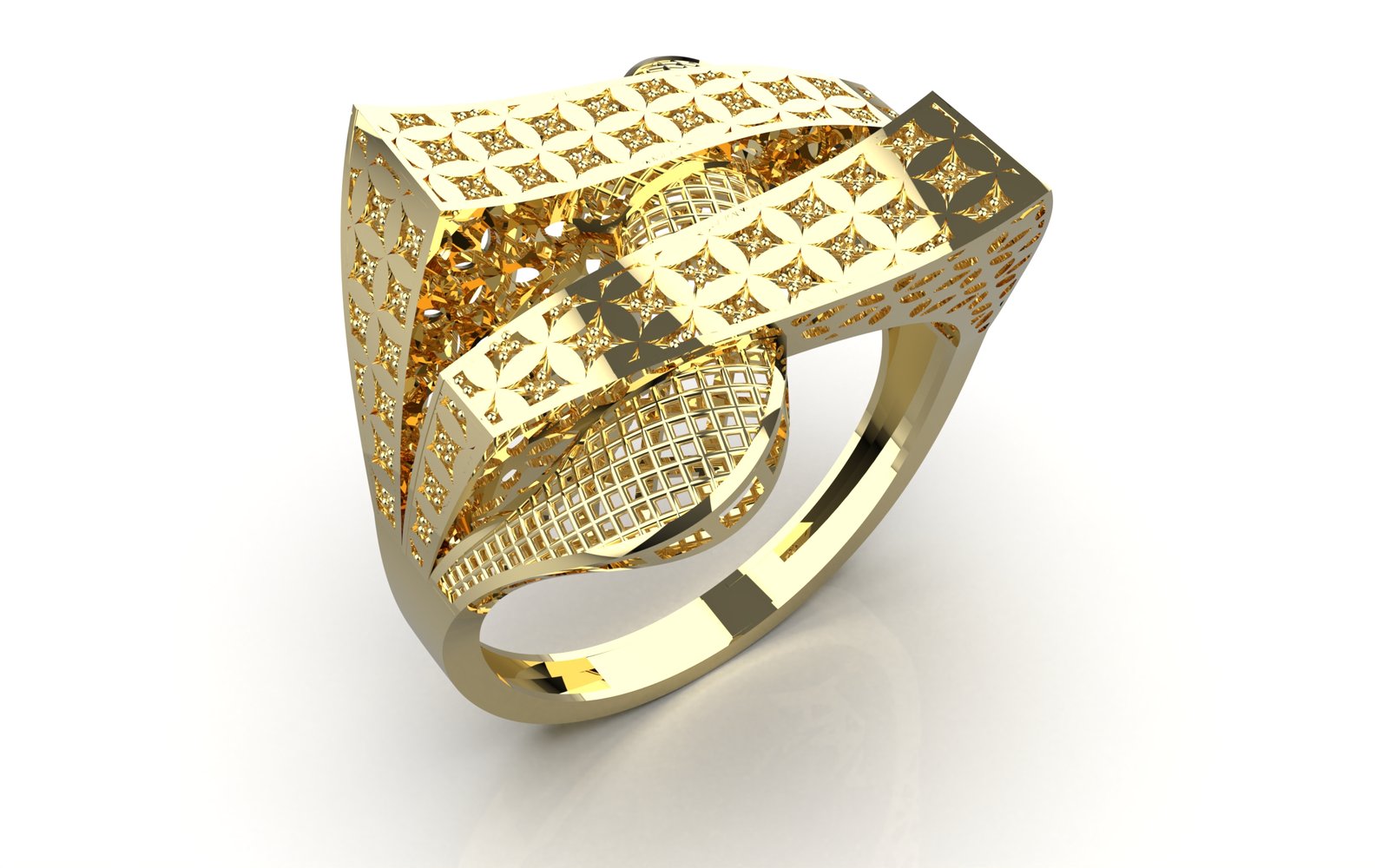Noble Filigree Eternity Band