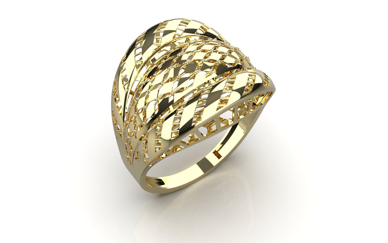 Eternity Engraved Solitaire Ring