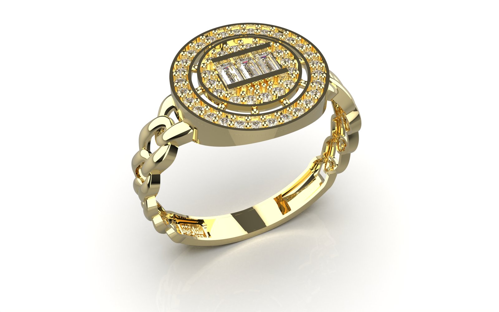 Luminous Polished Solitaire Ring