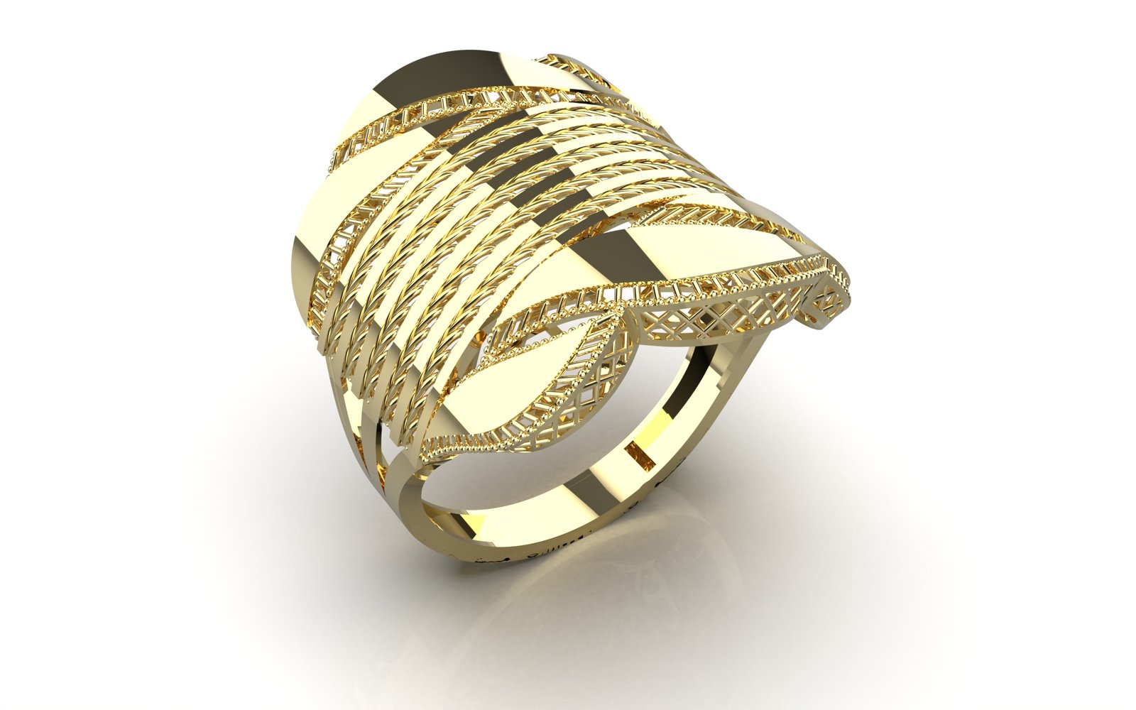 Infinite Gilded Ring