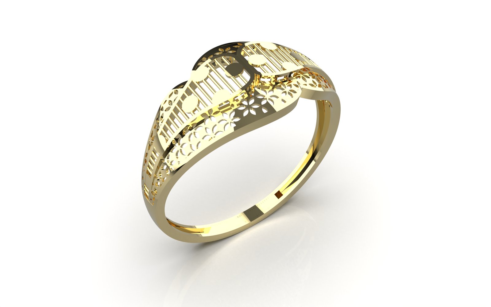 Dazzling Gold Eternity Band