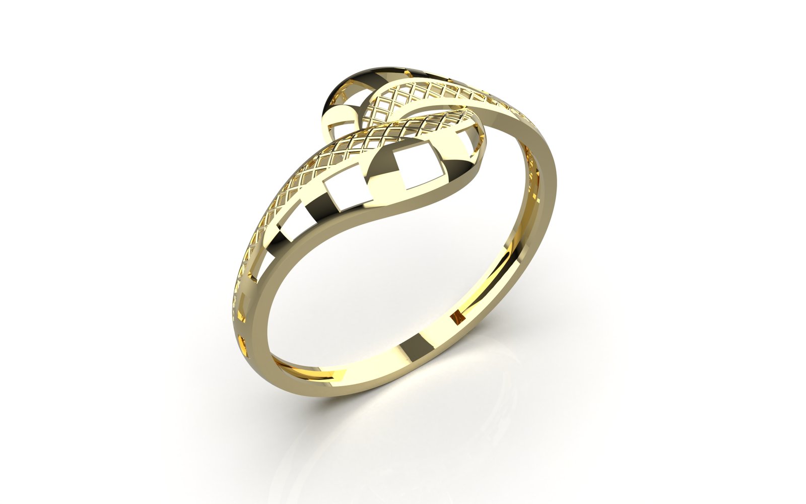 Splendid Textured Eternity Band