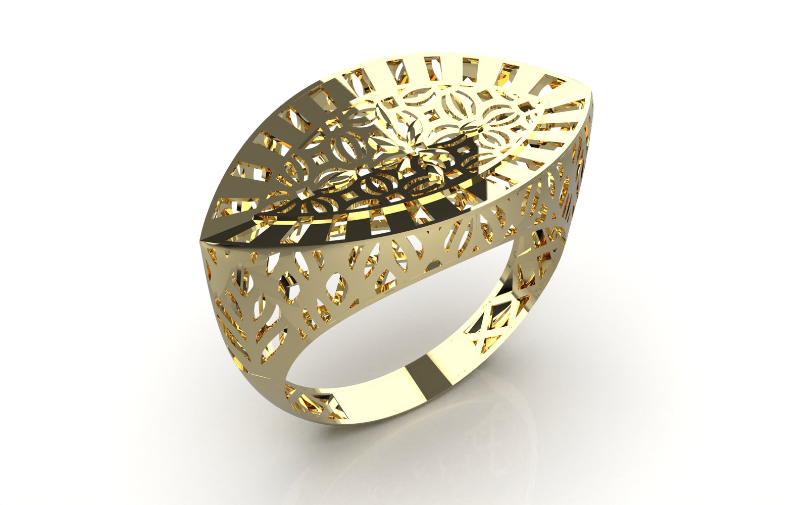Infinite Engraved Solitaire Ring
