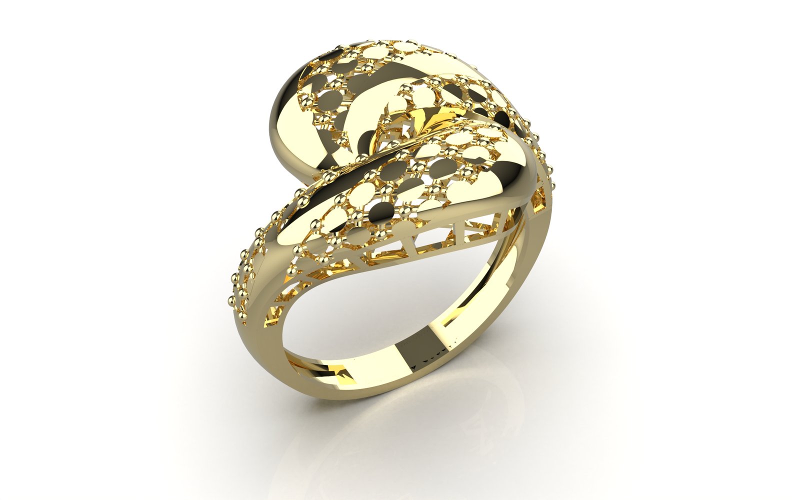 Eternity Textured Solitaire Ring