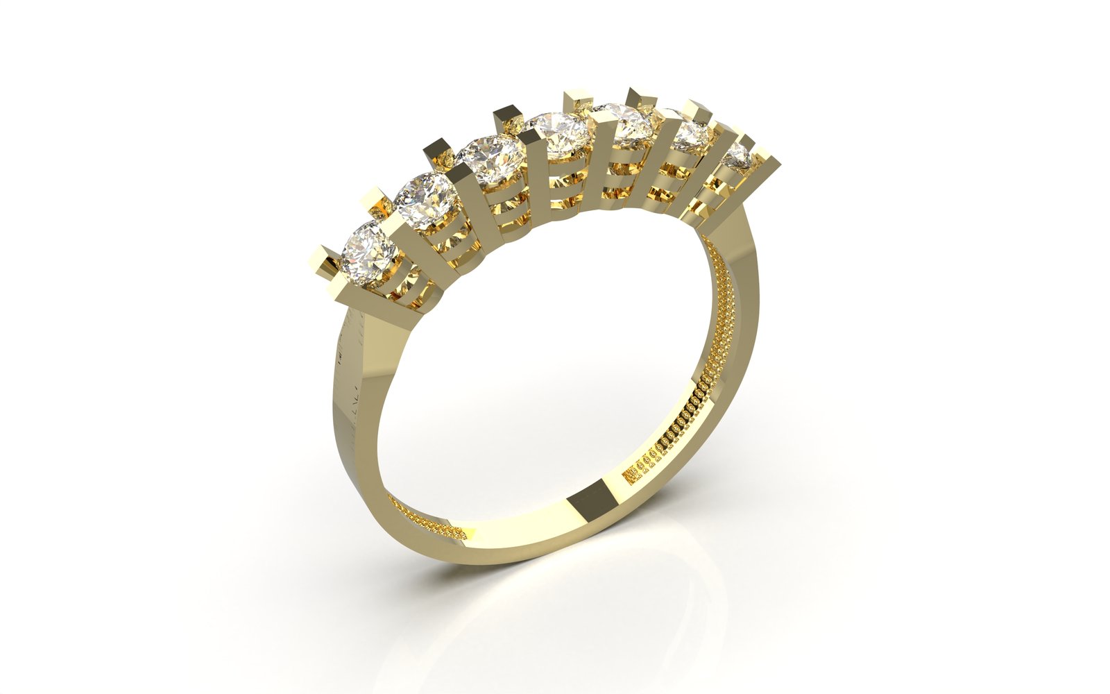Classic Textured Eternity Band