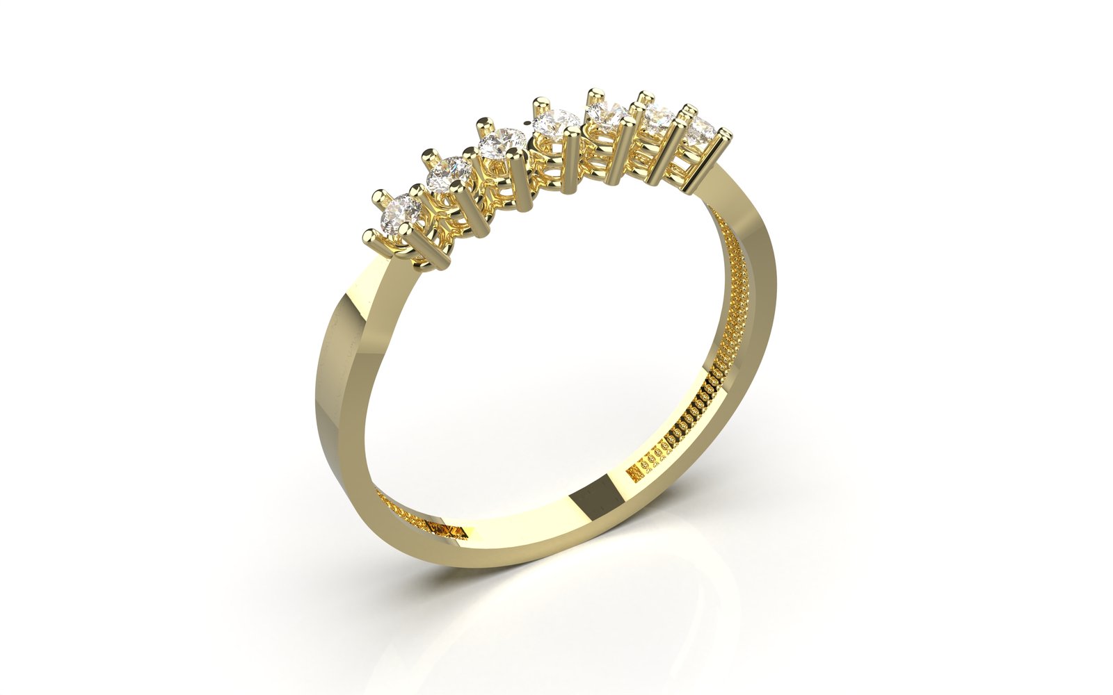Radiant Classic Solitaire Ring