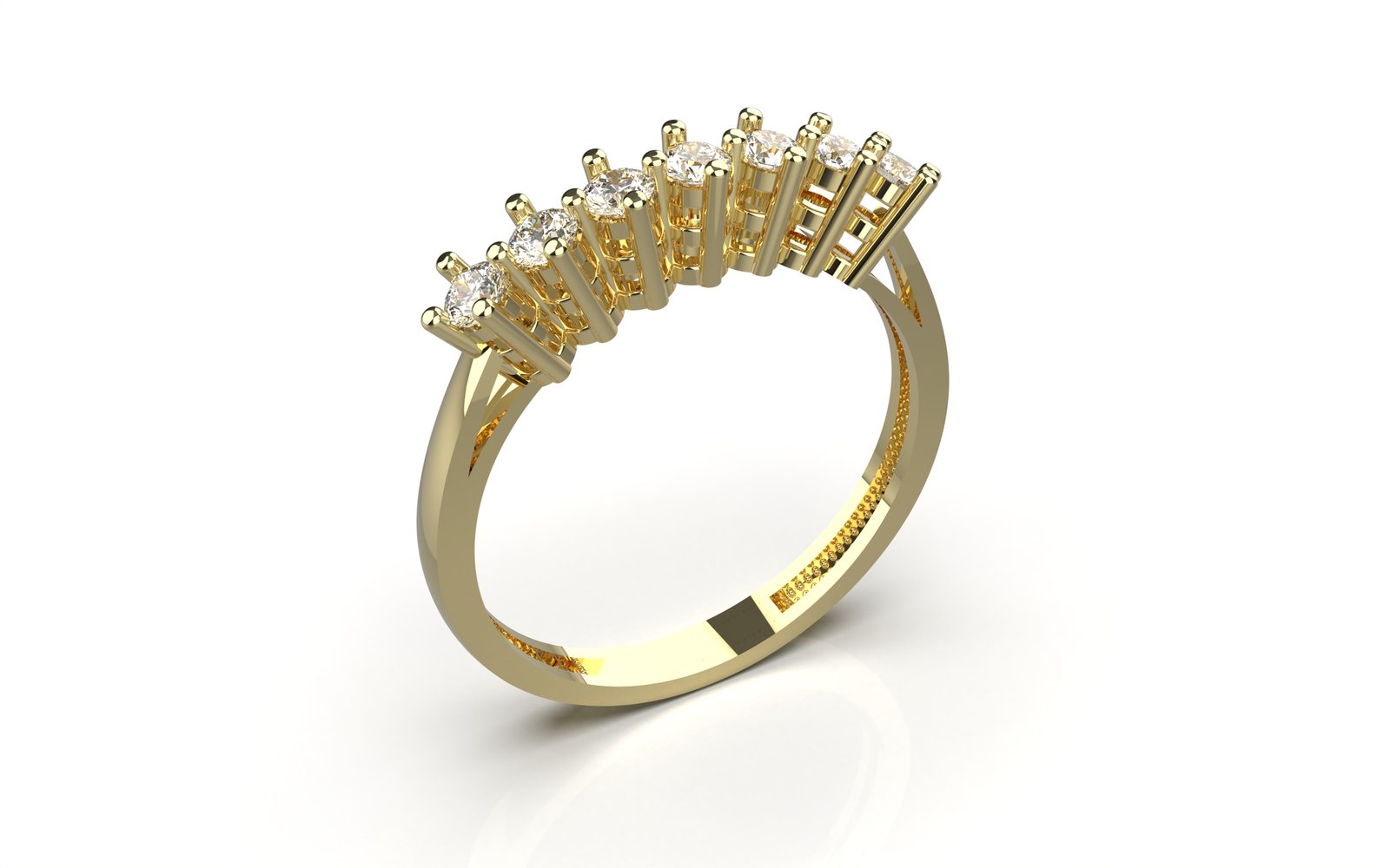 Gleaming Engraved Band