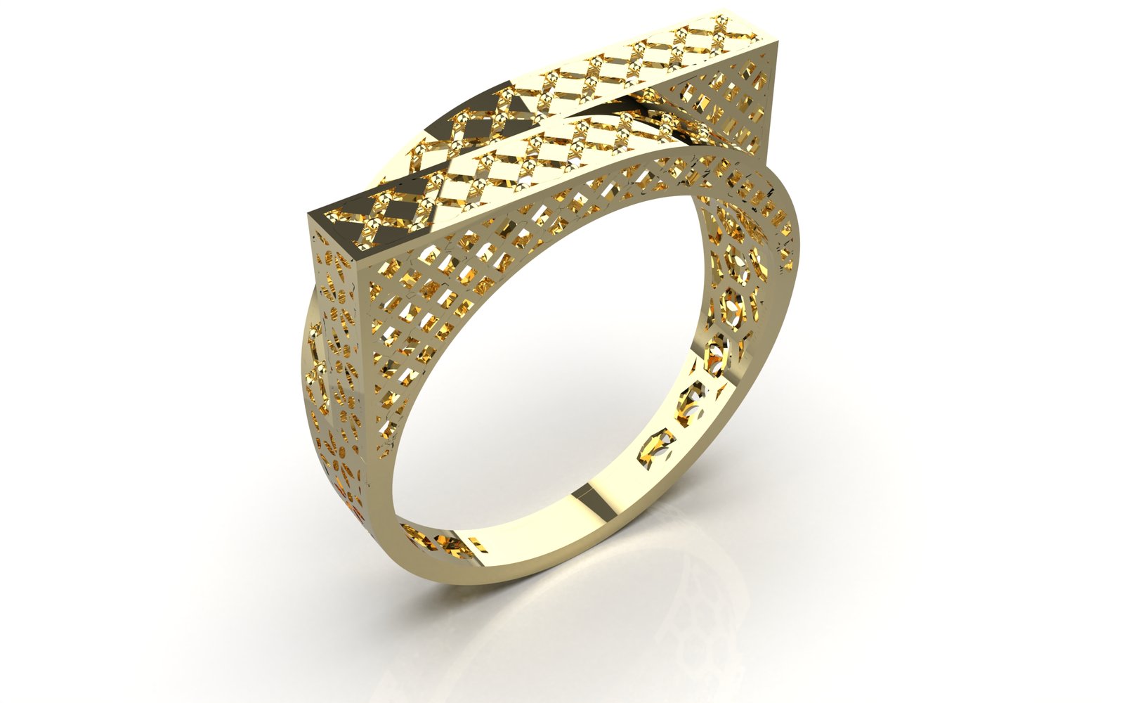 Radiant Polished Eternity Band