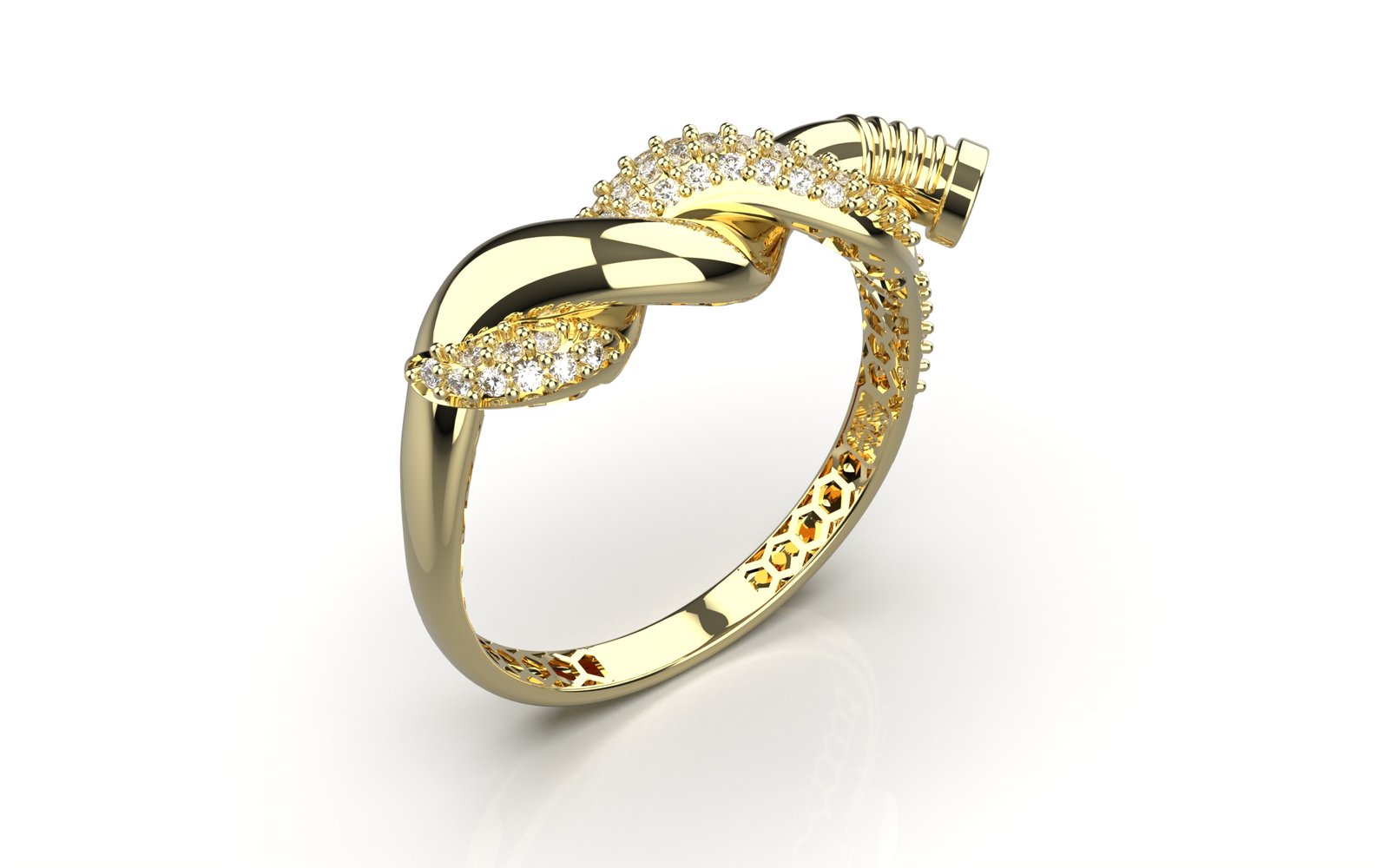 Splendid Textured Ring