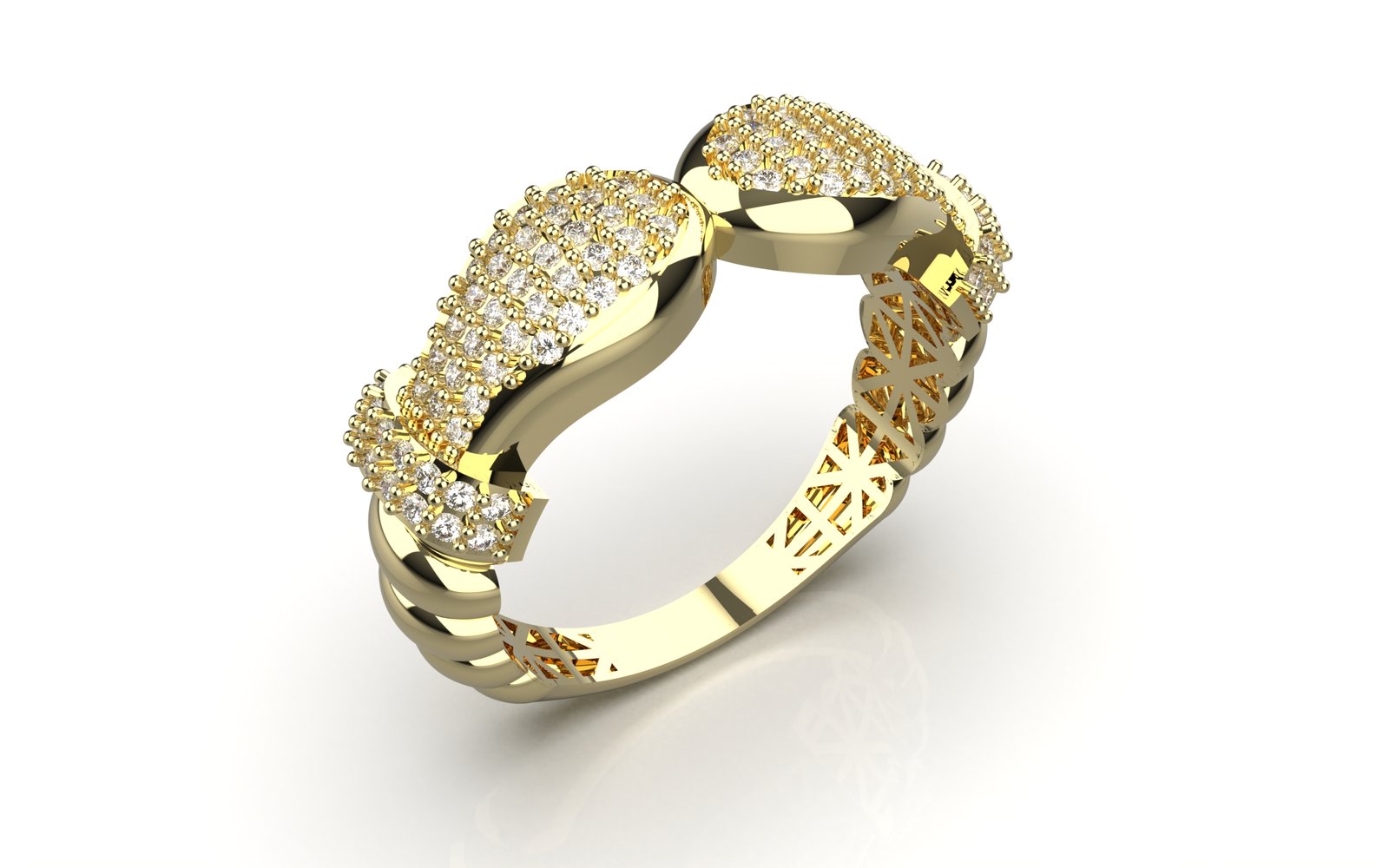 Majestic Filigree Solitaire Ring