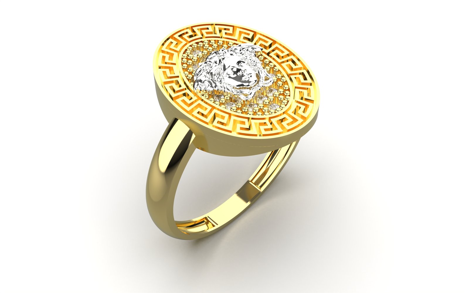Luminous Engraved Eternity Band