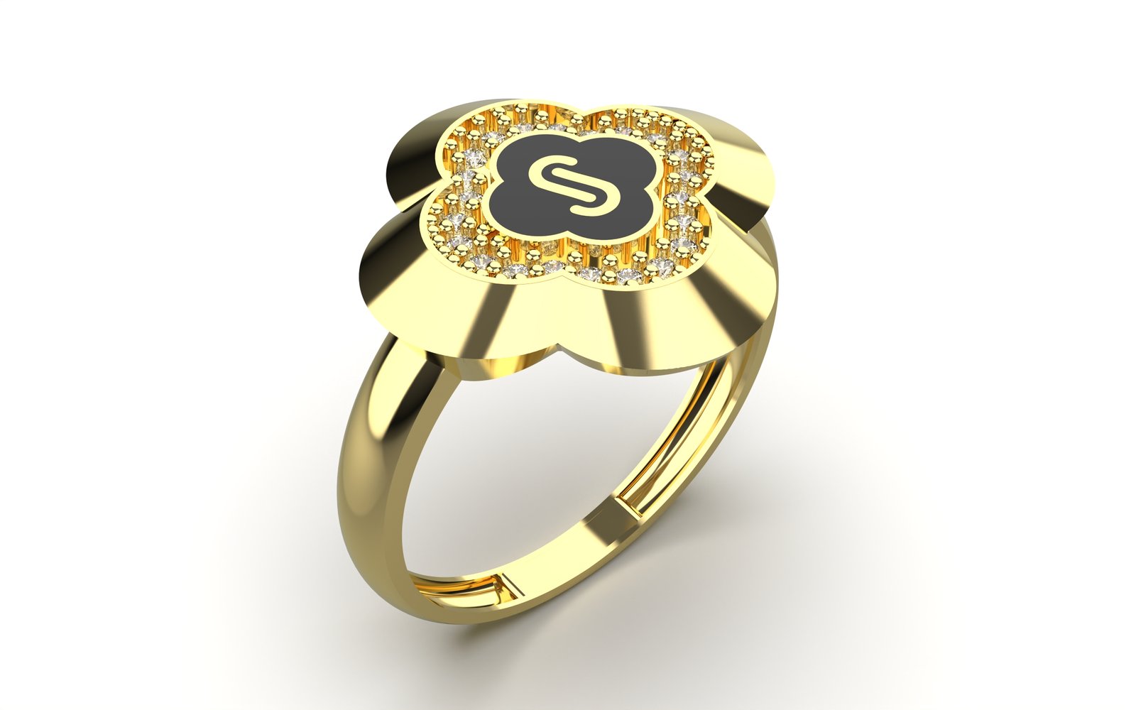 Noble Beaded Eternity Band
