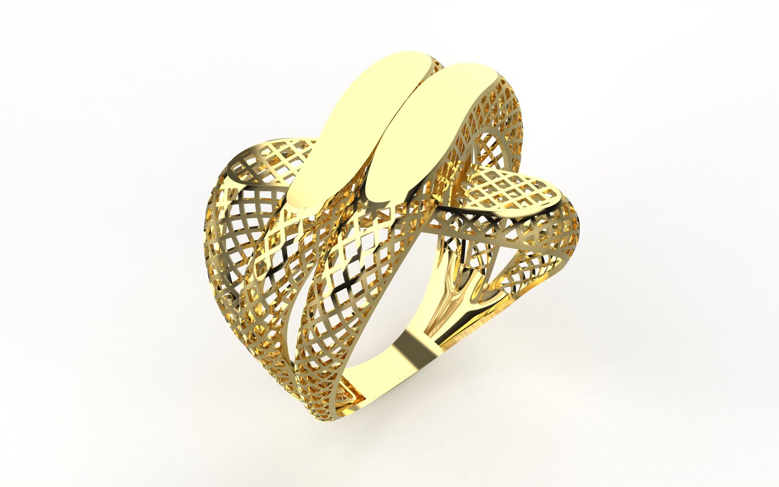 Gleaming Filigree Ring
