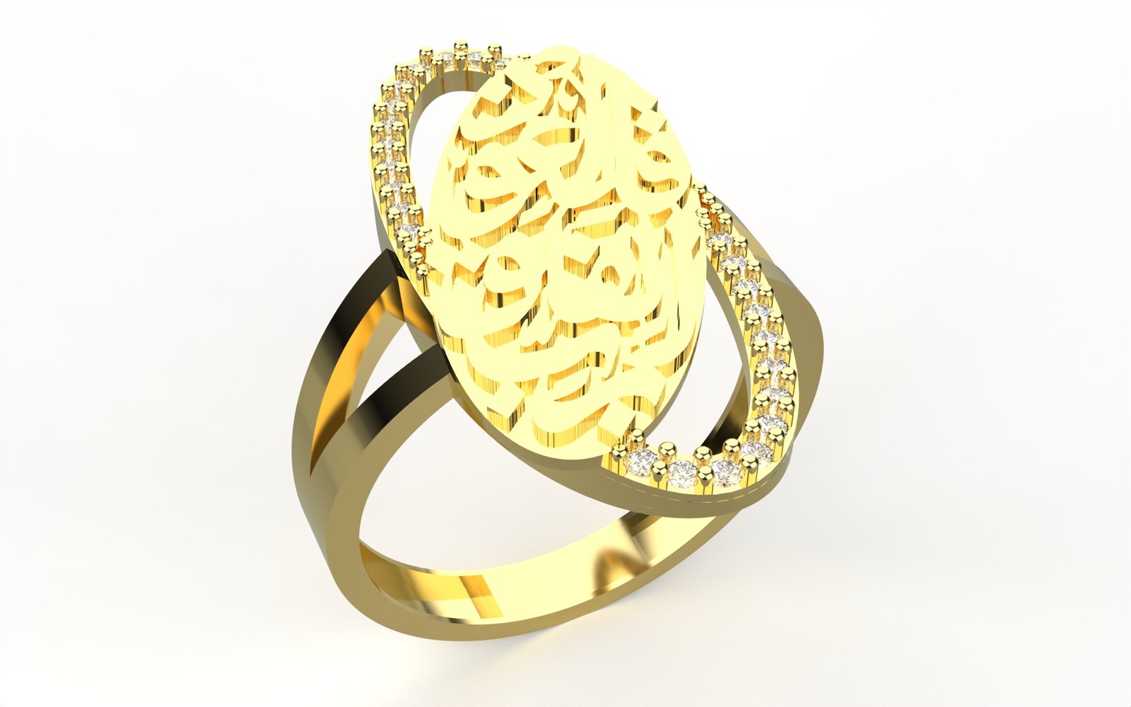 Radiant Filigree Eternity Band