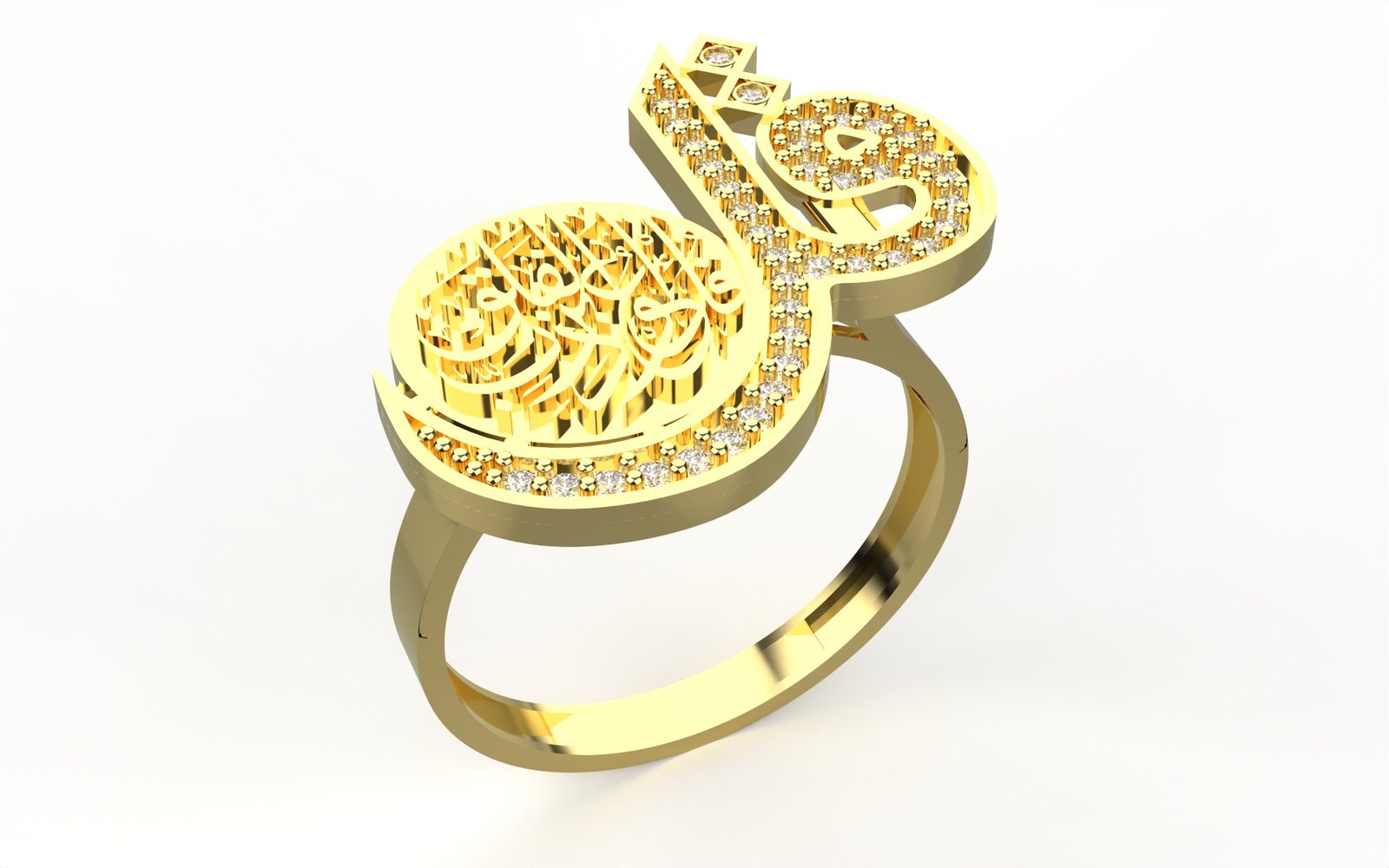 Royal Gold Eternity Band