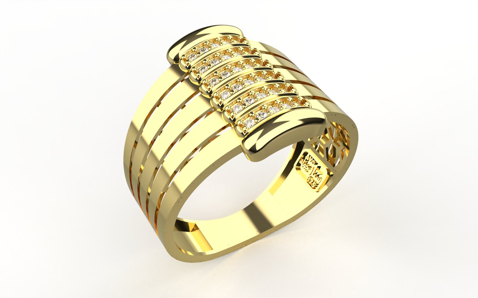 Classic Gold Eternity Band