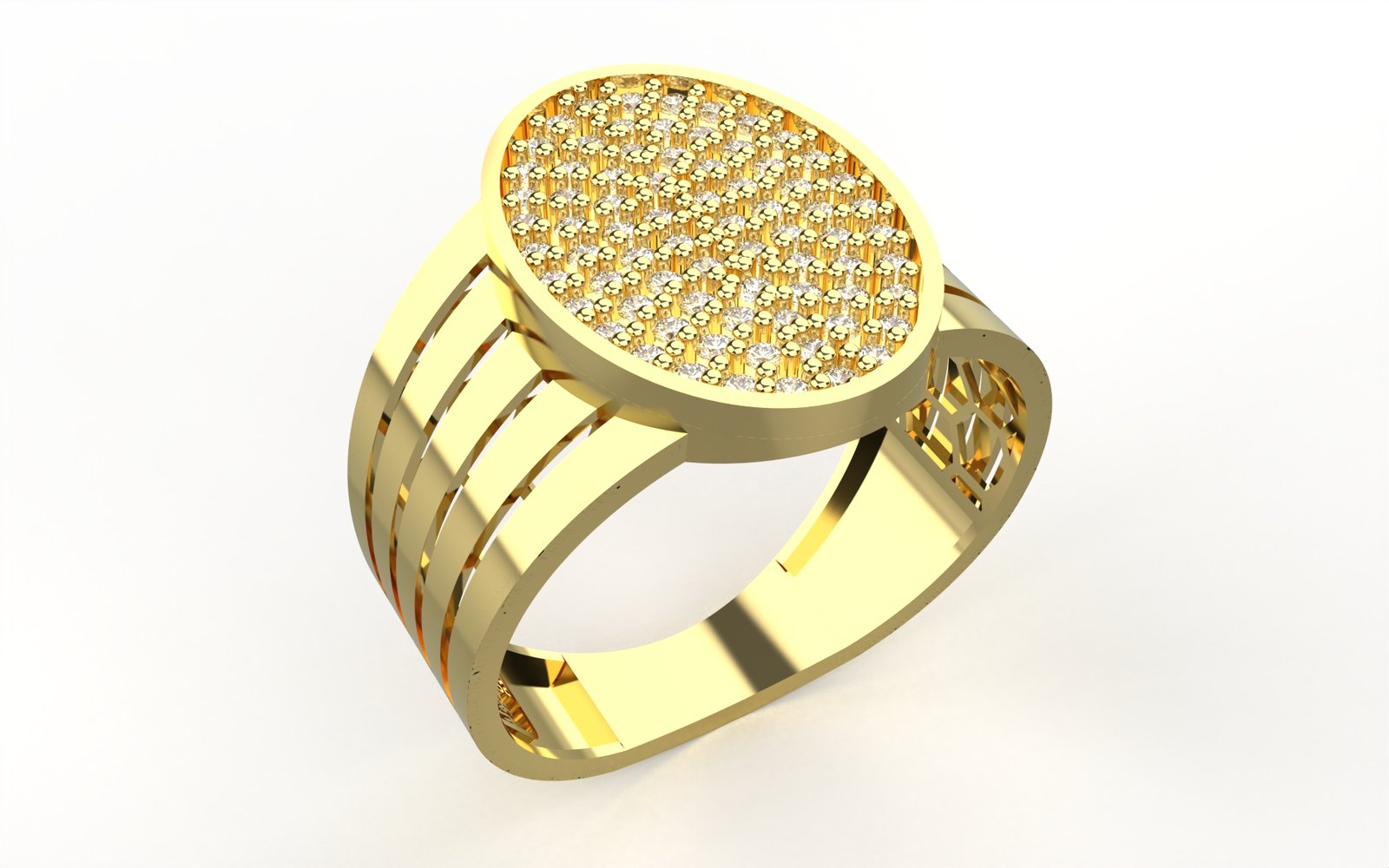 Opulent Beaded Ring