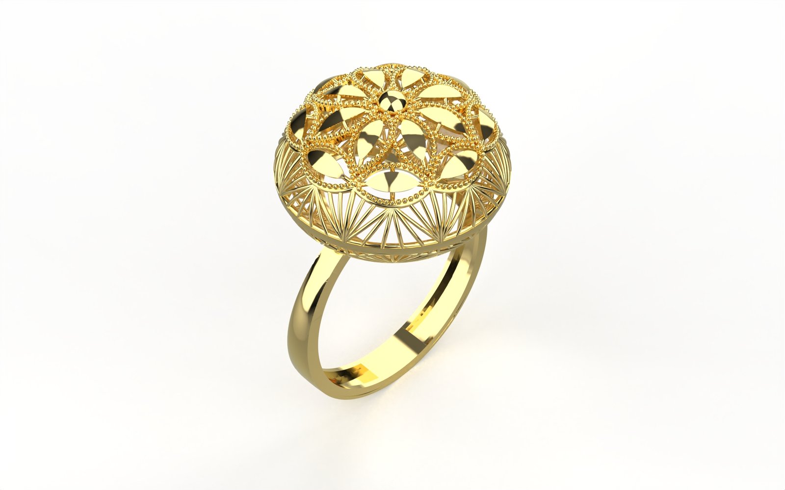 Radiant Gilded Ring