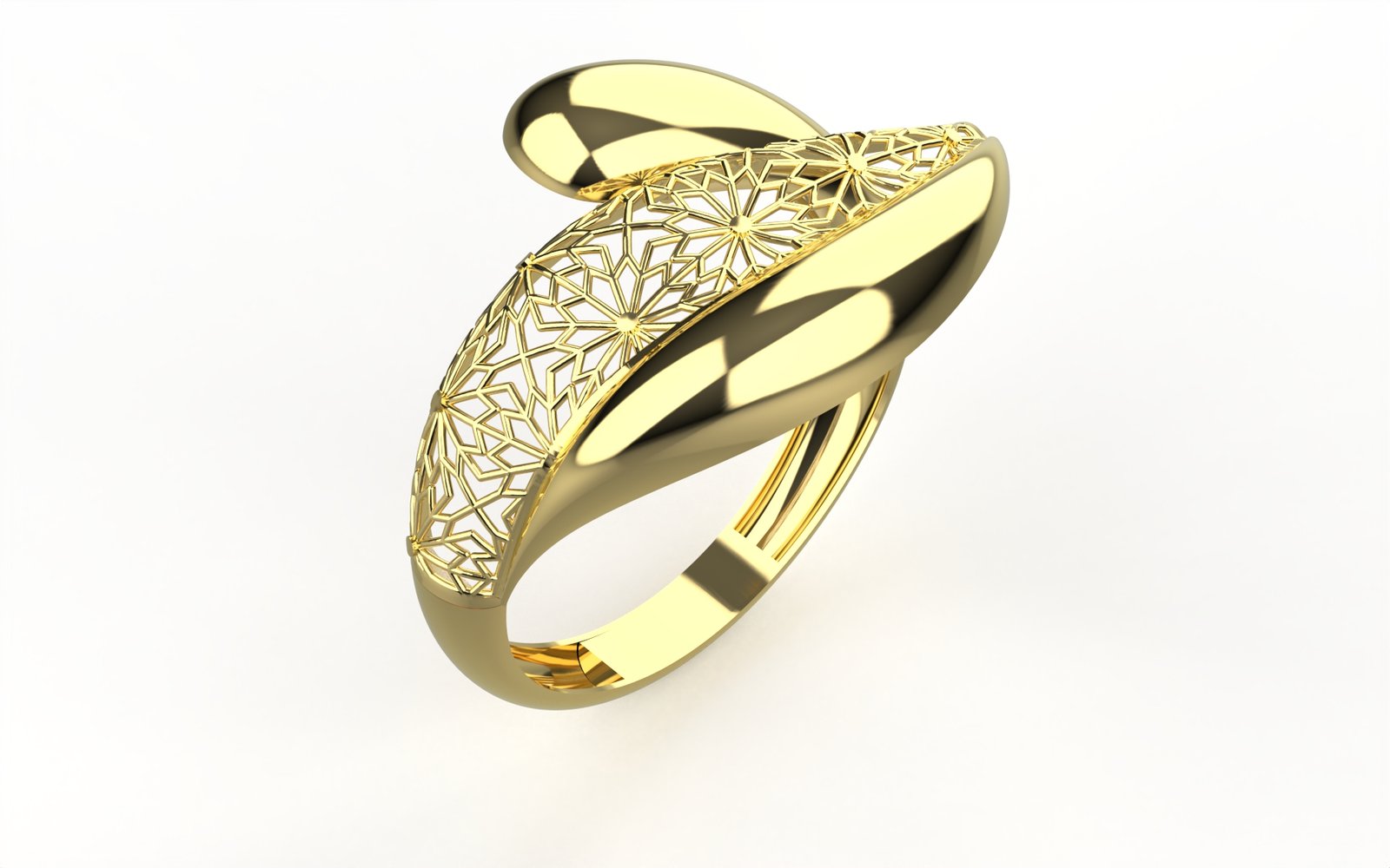 Majestic Polished Solitaire Ring