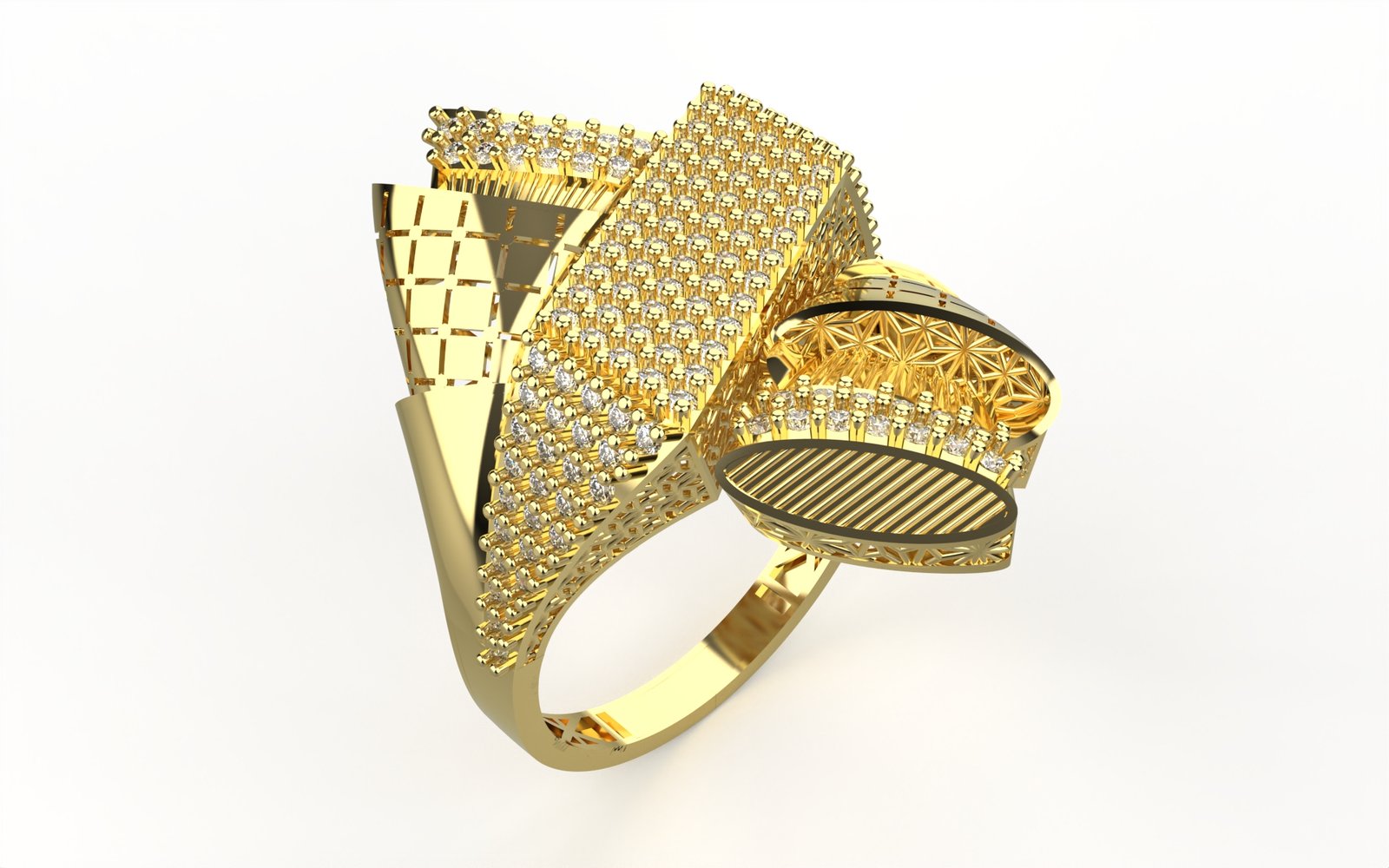 Gleaming Gold Ring
