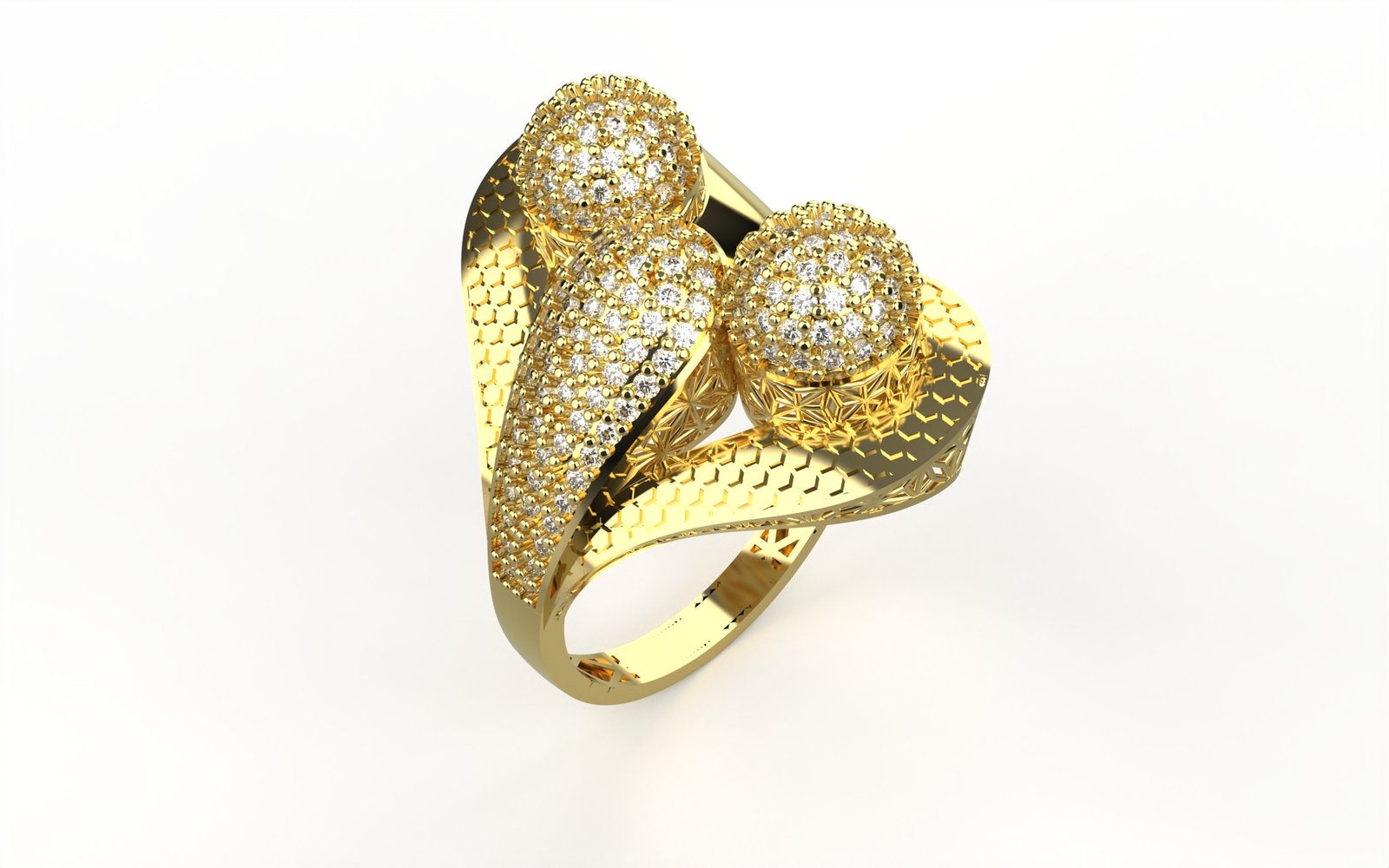 Luminous Engraved Ring