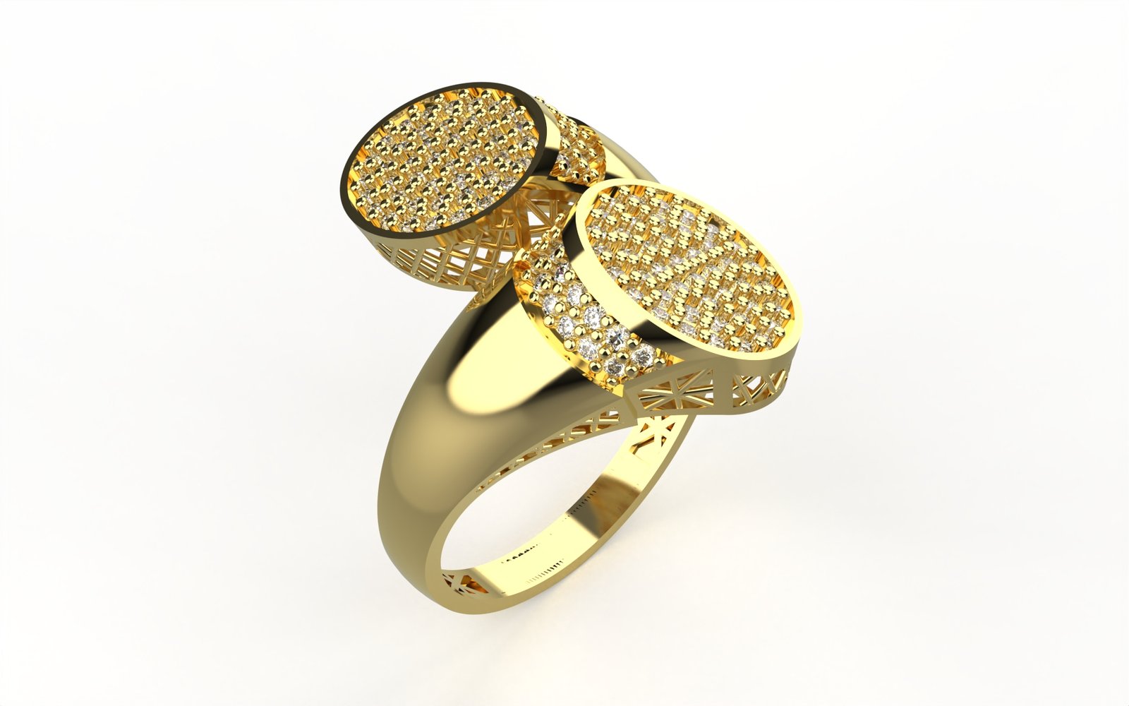 Infinite Textured Solitaire Ring