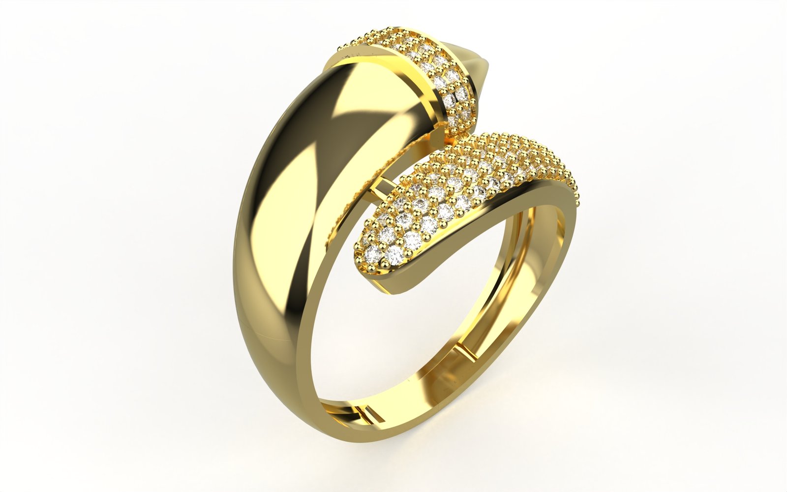 Infinite Polished Solitaire Ring