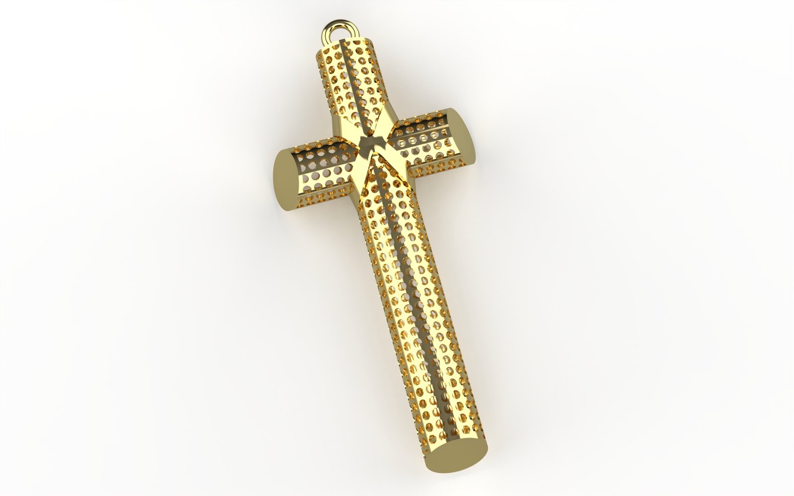 Luminous Gilded Pendant