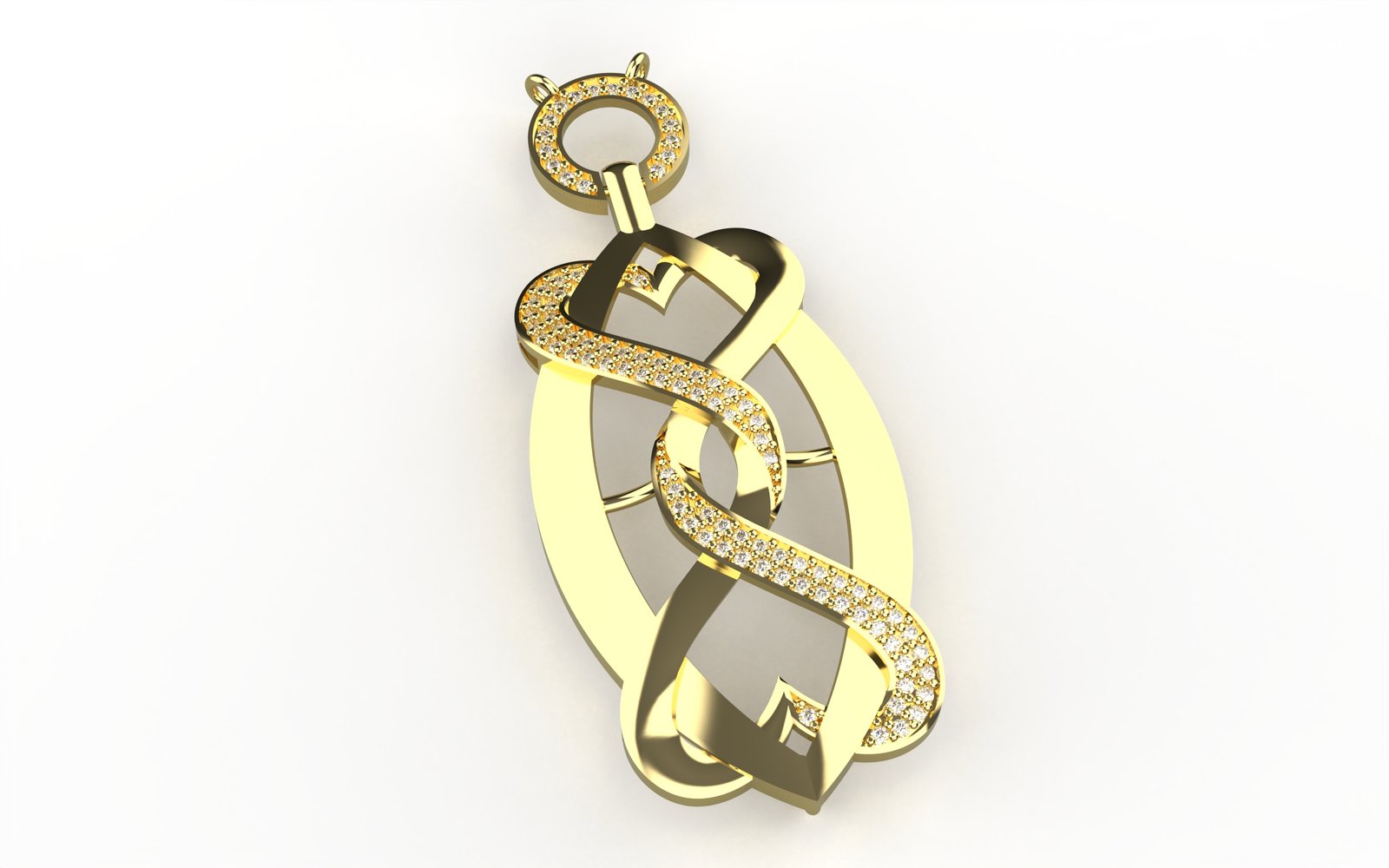 Gleaming Gold Pendant
