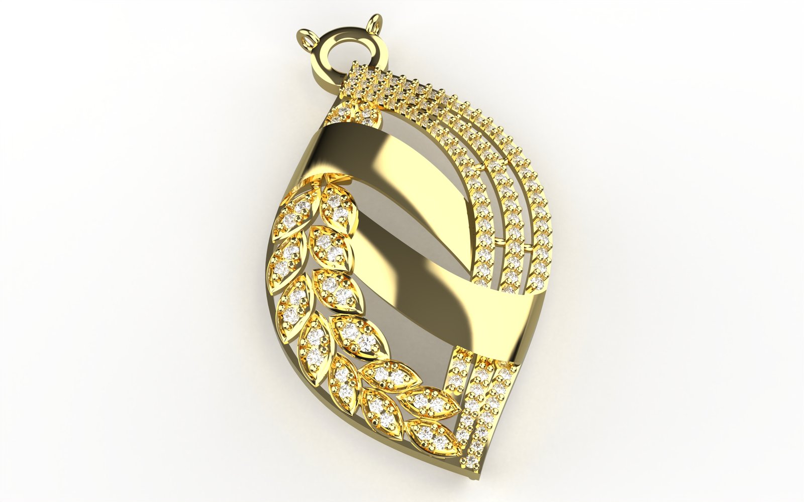 Majestic Textured Locket